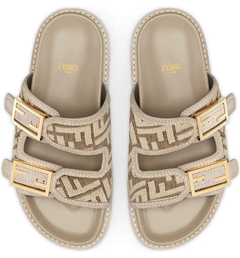 fendi sandals women's|fendi denim sandals.